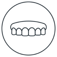 Icon style image for treatment: Invisalign Clear Braces